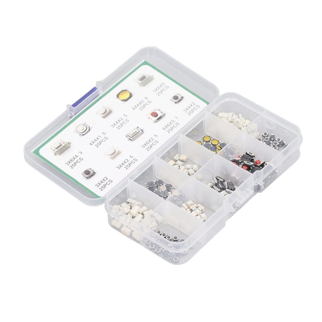 Interruptor táctil NikouMX kit de botón pulsador táctil 250 piezas