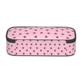 thumbnail image 3 of Goofa Strawberry And Heart Pattern Pencil Case, Multi- Slot Pencil Pouch, Portable Pencil Bag, Pen Case for& Office, 3 of 9