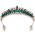 thumbnail image 1 of Wedding Crown Elegant Rhinestone - Bridal Party Crown Princess Tiara with Comb, 1 of 6