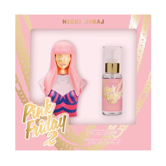 Set de regalo de perfume Nicki Minaj Pink Friday, 50 ml, EDP Spray