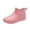 Pink, variant on Pink Women Rain Shoes Short Solid Waterproof Thick Sole Summer Outdoor Casual Non-Slip Rubber Boots For Ladies