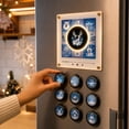 thumbnail image 2 of Christmas Fridge Magnet Music Player Set with 9 Vinyl Style Discs and USB C, Mini Vinyl Record Player-Inspired Magnetic Music Box with 9 NFC Discs and Phone-Free Playback., 2 of 6