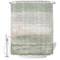 thumbnail image 2 of Sage Green Farmhouse Shower Curtains for Bathroom, Vintage Wooden Minimalist Waterproof Fabric Shower Curtain, Decorative Bathroom Curtain for Bathtub, 72"x84", No Hooks Included, 2 of 9
