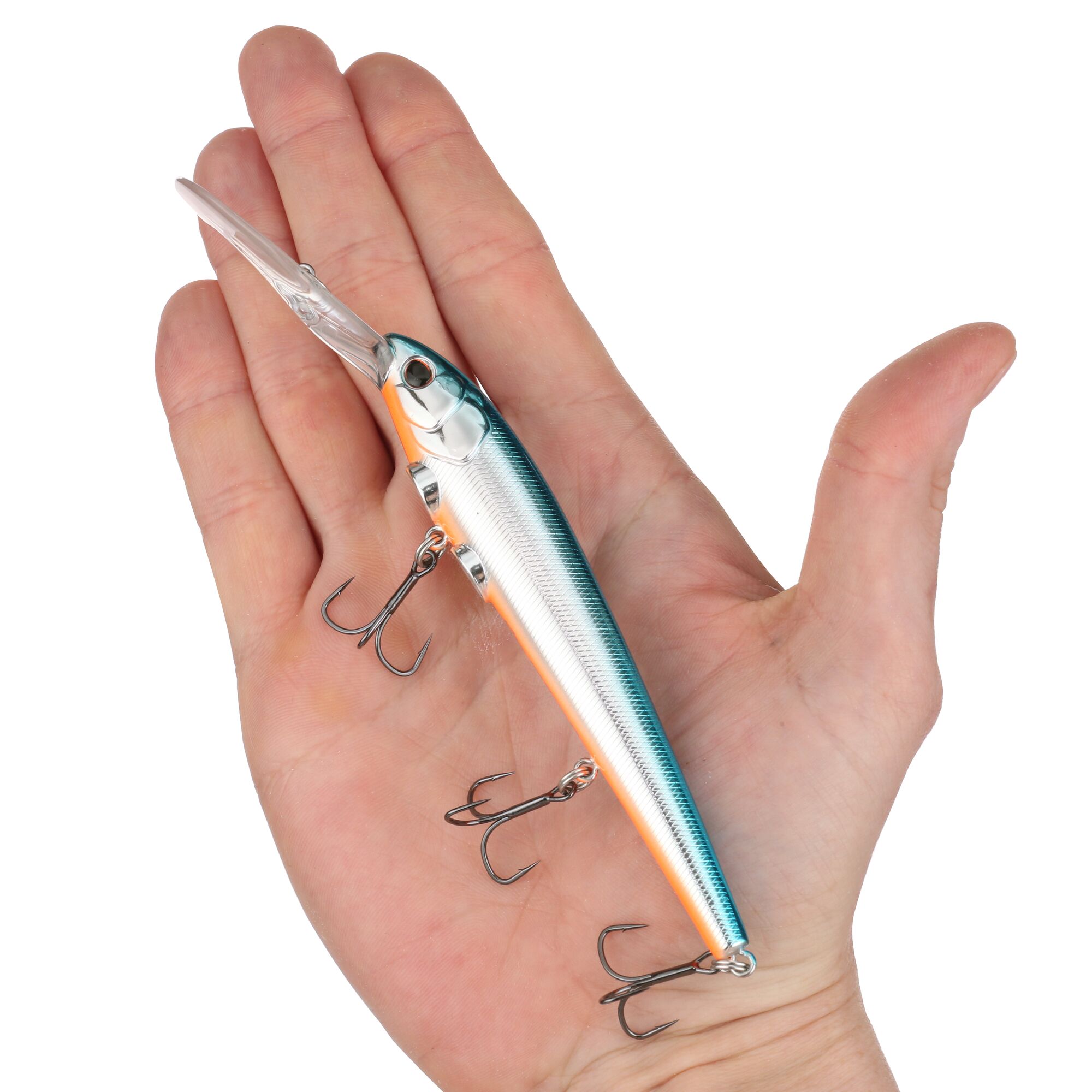 Berkley Deep Hit Stick, 4.75 in, Crankbaits, Blue Chrome (1 Count)