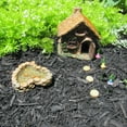 thumbnail image 4 of Mini Fairy Garden Stone Koi Fish Pond Landscape Decor Miniature Outdoor Dollhouse Accessory, 4 of 4