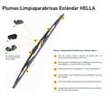 thumbnail image 3 of Pluma Limpiaparabrisas negro 26 Pulgadas Hella Varias Medidas, 3 of 3