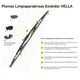 thumbnail image 4 of Juego 2 Plumas Limpiaparabrisas negro 14 & 22 Pulgadas Hella Varias Medidas, 4 of 4