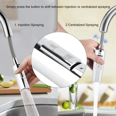 Faginey Kitchen Bathroom Pull Out Faucet Sprayer Shower Water Tap