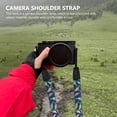 thumbnail image 4 of Shisuyan Camera Shoulder Strap Light Denim Blue With Feather Pattern 1Pack 70x3Cm, 4 of 8
