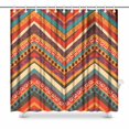 thumbnail image 1 of SUNENAT Colorful Tribal Ethnic Aztec Waterproof Polyester Bathroom Shower Curtain 72x 72 Inches, 1 of 3
