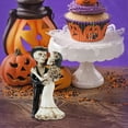 thumbnail image 6 of Desktop Ornament Skeleton Bride and Groom Statue Resin Collectible for Day of the Dead Halloween Wedding Mexican Gothic Cemetery Tabletop Decoration, 6 of 6