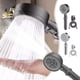 thumbnail image 1 of Xihbxyly Cabezal de Ducha de Alta Presión, 8 Modos de Rociado, Diseño Portátil, Soporte Superior Ajustable, Manguera de 78 Pulgadas, Fácil Instalación, Ideal para El Baño, Potente Flujo de Agua, Tama, 1 of 7