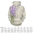 thumbnail image 2 of Elegant Purple Lavender Oversized Hoodies for Women Pullover Womens Clothes with Pocket Mens Ultimate Pullover Hoodie Sweatshirt S-6XL, 2 of 8