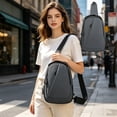 thumbnail image 1 of Bolso bandolera cruzado para hombre y mujer | Bolso de pecho informal con múltiples bolsillos | Bolso de hombro compacto para viajes, trabajo, gimnasio y actividades al aire libre, 1 of 6