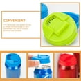 ITSELFER 5Pcs Reusable Plastic Bottle Caps Beverage Preventing Spillage