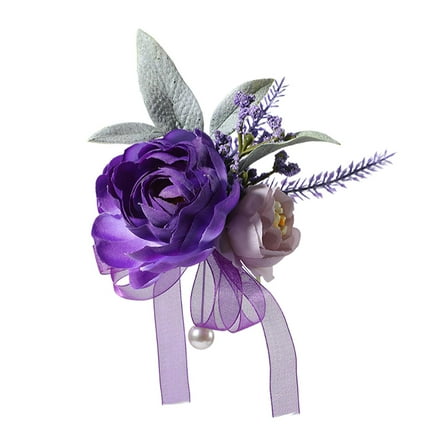 FVDPWYE Artificial Flowers Boutonniere Men Groom Boutonniere Wedding Accessories Wedding