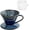 Blue, variant on Reusable Ceramic Pour Over Coffee Dripper Porcelain Drip Coffee Maker with Hole Flat Bottom Ceramic Pour Over Maker for Office,Home,Travel,Camping (Blue)