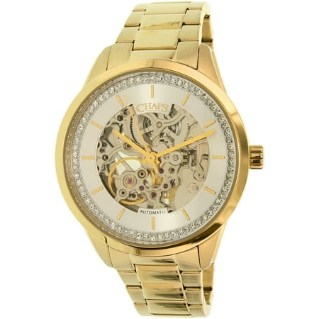Chaps Women's Kasia CHP9508 Gold Stainless-Steel Automatic Fashion Watch
