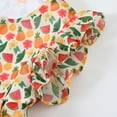 thumbnail image 6 of XXWXYD Girls Floral Print Fairy Dress Summer Casual Wear, Soft Cotton Baby Girl Dress with Ruffled Sleeves, Cute Toddler Dresses for Outdoor Play & Daily Outfits, 6 of 9