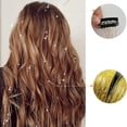thumbnail image 4 of 4 piezas de cadenas para el cabello, cadenas para el cabello con purpurina, cadenas con borlas, pinzas para el cabello, cadenas con purpurina para el cabello, hebras de oropel para el, 4 of 6
