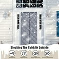 thumbnail image 3 of Winter Insulated Door Curtains Magnetic Thermal Insulated Door Cover Upgraded Oxford Cloth for Winter/French/Patio/Sliding Glass Doors Grey 34"x 83", 3 of 7