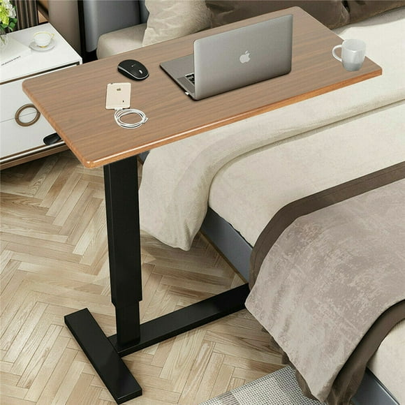 Wisfor Ergonomic Mobile Overbed Bedside Table Adjustable Sofa Bedside Couch Table, Laptop Computer Desk