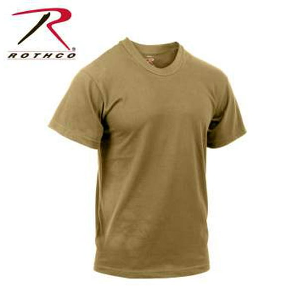 Rothco T-Shirts à Évacuation de l'Humidité - Marron, Moyen