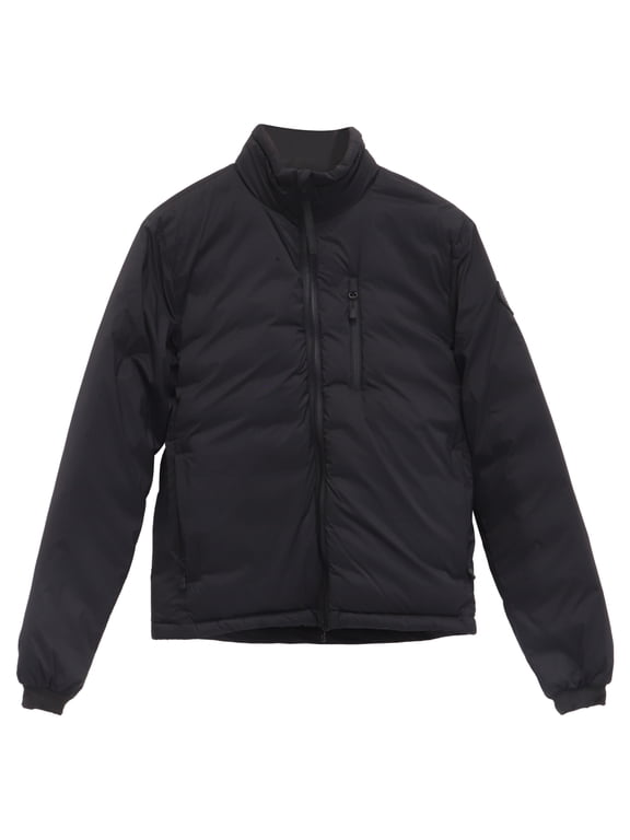 Pre-Owned Canada Goose Lodge Packable Quilted Ripstop Down Jacket in Black Nylon