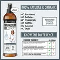 thumbnail image 4 of Doctor Recommended Magnesium Oil Spray Supplement - FEEL BETTER FASTER (4fl oz - 2 bottle value pack), 4 of 7
