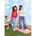 thumbnail image 6 of Wonder Nation Hello Kitty Girls Graphic Bubble Hem Top with Long Sleeves, Sizes 4-16, 6 of 8