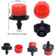thumbnail image 2 of Goteadores de riego por goteo de 150 piezas, boquillas de aspersión de emisor de jardín, riego por goteo automático ajustable de 360 ​​​​° para césped de invernadero de plantas DIY TUNC Sencillez, 2 of 3
