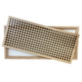 thumbnail image 2 of 12 Inch x 30 Inch Red Oak Hardwood Vent Floor Register Flush Mount with Frame, Eggcrate Style, Unfinished, 2 of 3