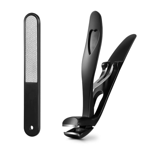 GoXteam Angled Head Toenail Clipper & Toe Nail Clipper, Ultra-Sharp and Durable Large Toenail Clippers Cutters Trimmer for Men Women Upgrade Nail Clippers for Men Thick Nails