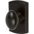 thumbnail image 2 of Delaney Hardware 102T-CN-BLACK-Privacy Canova Bouton Intimité, Noir, 2 of 3