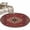Red, variant on Boho Southwest Round Rug 4ft Washable Circle Entryway Rugs Non Slip Vintage Farmhouse Ethnic Aztec Tribe Art Area Rug Indoor Floor Carpet for Bedroom Kitchen Living Room Home Office Dining Room