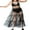 Black, variant on Caitzr Women's See Through Sheer Mesh Cover Up Maxi Dress Strappy Star Lace Beach Dresses Swimwear Bikini Bathing Suit Coverups