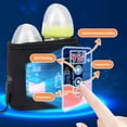 thumbnail image 4 of Baby Bottle Warmer, LCD Display Dual Bottles Insulated Bag Bottle Warmer for Breastmilk  for Car Outdoor Travel, 4 of 7