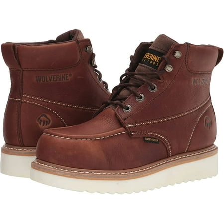 

Wolverine Loader WP Steel Toe Cafe Brown W10840 6 Waterproof Work Boot