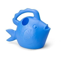 Root & Vessel 30809 Plastic Fish Watering Can, Bright Blue, 1.5-Gallon