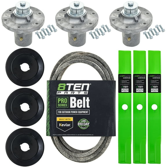 8TEN Blade Spindle Belt Kit for Ferris 300S Snapper 360Z 48-inch 1759055YP MK1013871
