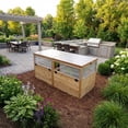thumbnail image 5 of Outdoor Living Today Raised Garden Bed with Mini Greenhouse Western Red Cedar 6x3 1-Pack, 5 of 11