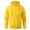 21#Yellow, variant on Mens Hoodie Long Sleeve Drawstring Solid Loose Fit Hooded Sweatshirt Trendy Fall Winter Soft Comfy Casual Pullover Top with Pocket Blue 2XL
