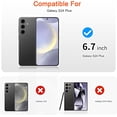 thumbnail image 2 of TOEVER [3+3 Pack] Samsung Galaxy S24 Plus 5G Screen Protector, 3 Pack Shatterproof Premium Tempered Glass + 3 Pack Camera Lens Film, Fingerprint Support, 9H Hardness, Easy Installation, 2 of 6