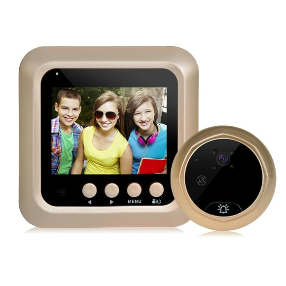 Yeacher Digital Door Viewer Peephole Door Camera Doorbell Night Vision Photo Shooting Digital Door Monitoring for Home Security