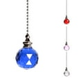 thumbnail image 7 of Travelwant Crystal Prism Ball Dazzling Crystal Ceiling Fan Pull Chain Pull Chain Extension with Connector for Ceiling Light Fan, 7 of 7