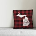 thumbnail image 3 of Creative Products There's No Place Like Michigan For the Holidays 16x16 Spun Poly Pillow, 3 of 3