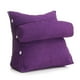 thumbnail image 1 of Cojín de apoyo ajustable, reposacabezas de lino y algodón, respaldo triangular, cojín de cuña, almohadas lumbares, sofá, silla de oficina, lectura, descanso en cama, cojín, 1 of 4