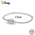 thumbnail image 1 of Disney 100% 925 Sterling Silver Princess Beaded Charms Fit Original 925 Pandora Bracelet&Bangle Fashion DIY Jewelry For Women Gao Jinjia LED, 1 of 2