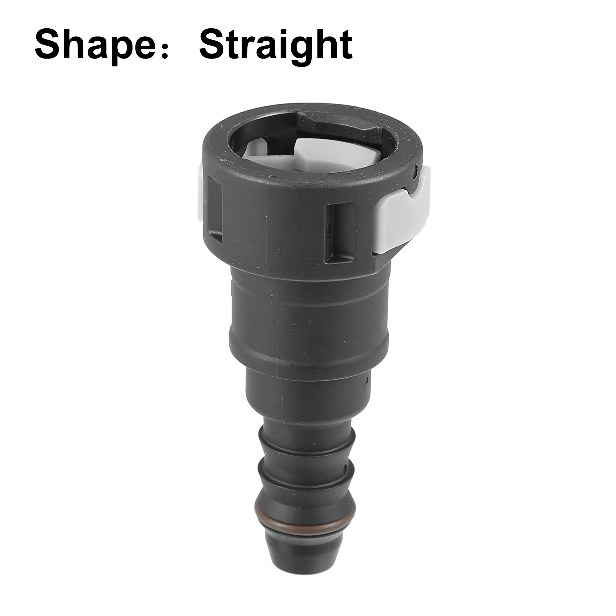 Unique Bargains Fuel Line Quick Connect Straight Push-On Barb Adapter
