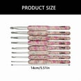 thumbnail image 4 of 8Pcs Ergonomic Crochet Hook Knitting Crochet Hook for Beginner 2.0mm-6mm, 4 of 7